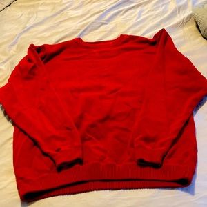 Mens XXL Eddie Bauer Red sweater in good condition.